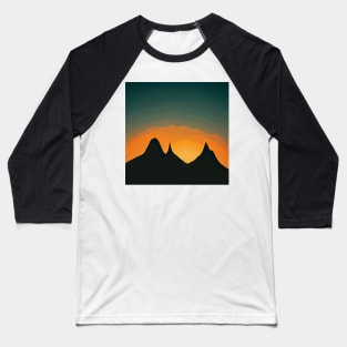 Mountains2 Baseball T-Shirt